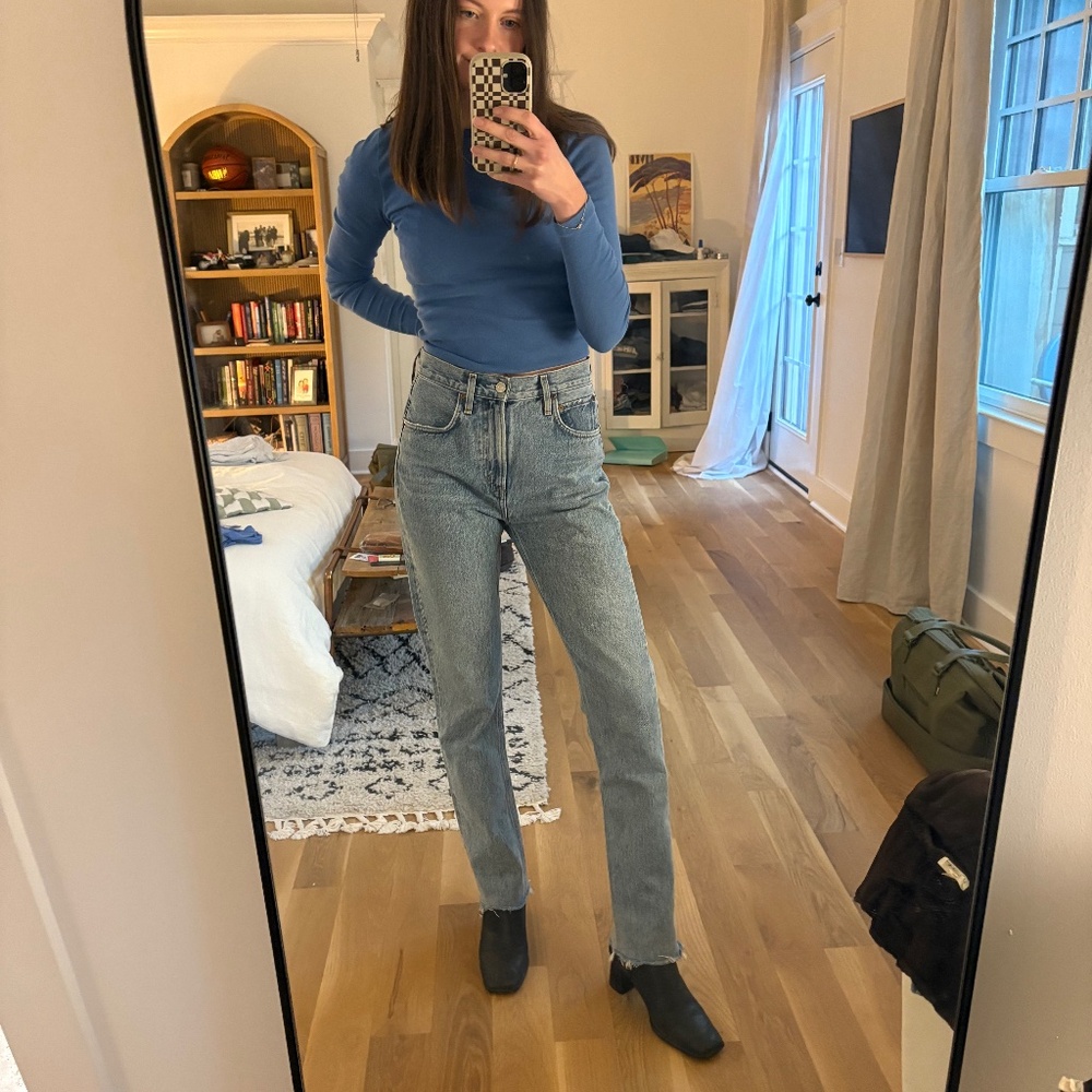Like New Agolde Cherie High Waisted Jeans